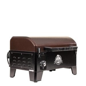 PIT BOSS 10697 Table Top Wood Grill With Temperature Control, Mahogany PIT BOSS 10697 Table Top Wood Grill With Temperature Control, Mahogany